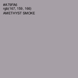 #A79FA6 - Amethyst Smoke Color Image
